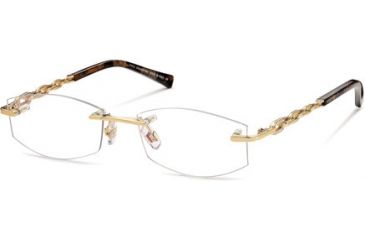 Image of Swarovski SK5042 Eyeglass Frames - Shiny Rose Gold Frame Color