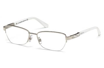 Image of Swarovski SK5068 Eyeglass Frames - Shiny Palladium Frame Color, Gradient Smoke Lens Color
