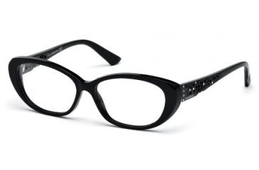 Image of Swarovski SK5083 Eyeglass Frames - Shiny Black Frame Color