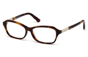 Image of Swarovski SK5086 Eyeglass Frames - Dark Havana Frame Color