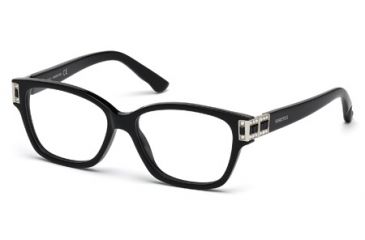 Image of Swarovski SK5090 Eyeglass Frames - Shiny Black Frame Color