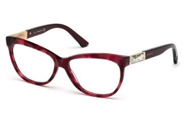 Image of Swarovski SK5091 Eyeglass Frames - Havana Frame Color