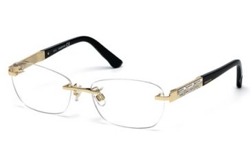 Image of Swarovski SK5094 Eyeglass Frames - Shiny Rose Gold Frame Color