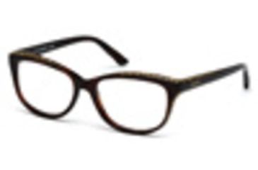 Image of Swarovski SK5100 Eyeglass Frames - Dark Havana Frame Color