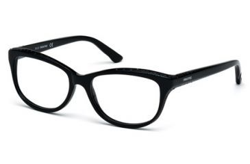 Image of Swarovski SK5100 Eyeglass Frames - Shiny Black Frame Color