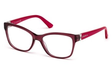 Image of Swarovski SK5115 Eyeglass Frames - Shiny Bordeaux Frame Color