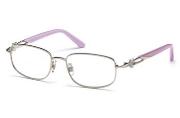 Image of Swarovski SK5126 Eyeglass Frames - Shiny Palladium Frame Color, Gradient Smoke Lens Color