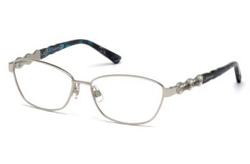 Image of Swarovski SK5134 Eyeglass Frames - Shiny Palladium Frame Color