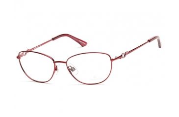 Image of Swarovski SK5149 Eyeglass Frames - Shiny Red Frame Color