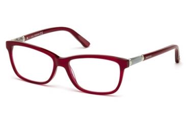 Image of Swarovski SK5158 Eyeglass Frames - Shiny Bordeaux Frame Color