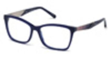 Image of Swarovski SK5215 Eyeglass Frames - Shiny Blue Frame Color