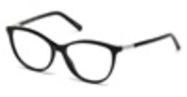 Image of Swarovski SK5240 Eyeglass Frames - Shiny Black Frame Color