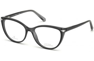 Image of Swarovski SK5245 Eyeglass Frames - Shiny Black Frame Color