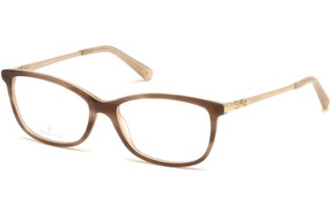 Image of Swarovski SK5285 Eyeglass Frames - Light Brown Frame Color