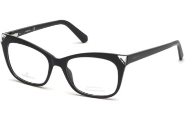 Image of Swarovski SK5292 Eyeglass Frames - Shiny Black Frame Color