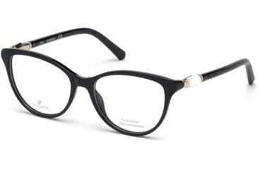 Image of Swarovski SK5311 Eyeglass Frames - Shiny Black Frame Color