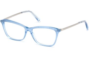 Image of Swarovski SK5314 Eyeglass Frames - Light Blue Frame Color