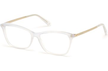 Image of Swarovski SK5314 Eyeglass Frames - White Frame Color