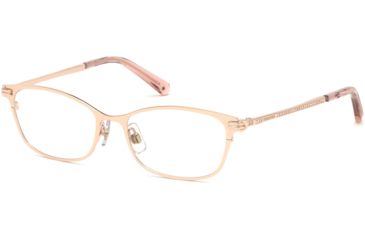 Image of Swarovski SK5318 Eyeglass Frames - Shiny Rose Gold Frame Color, Shiny Rose Gold Lens Color