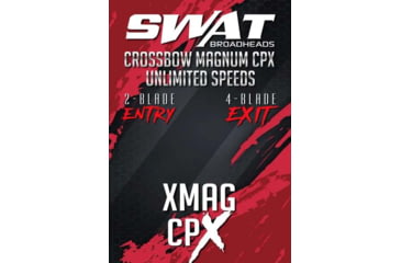 Image of SWAT Broadheads SWAT X-MAGCPX Crossbow Broadheads