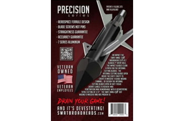 Image of SWAT Broadheads SWAT X-MAGCPX Crossbow Broadheads, Stainless/Black, XMAGCPX7075T6420