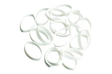Image of Swhacker Replacement Bands 2 Blade Steel 125 grain, White, Pack of 18, SWH00248