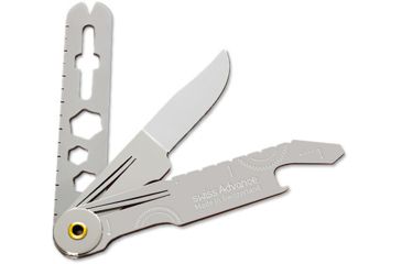 Image of Swiss Advance CRONO N3 Folding Knife,Stainless Handle SSA30346