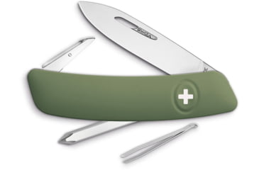 Image of Swiza D02 Swiss Pocket Knife, D02 Swiss Pocket Knife, 3.75in Closed, OD Green Synthetic Handle, KNI.0020.1050