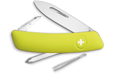 Image of Swiza D02 Swiss Pocket Knife, D02 Swiss Pocket Knife, 3.75in Closed, Yellow Synthetic Handle, KNI.0020.1080