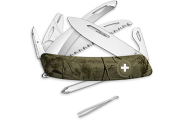 Image of Swiza Hunting Knife Folding Knife, Camo, Camo plastic handle, KHU.0220.2150