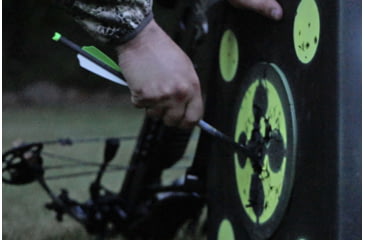 Image of Sykd Hunt Xbow 22 inch Universal Crossbow Bolts with Half Moon Nocks, 6 pack, Grey, Medium, XBB002