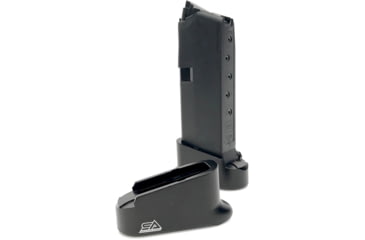 Image of Sylvan Arms GLOCK 43+2 Magazine Extension, Black, GLP432