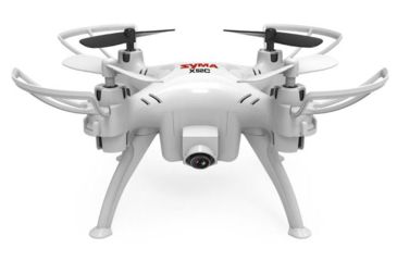 Image of Syma X52C Nano Quadcopter Drone w/2MP HD Camera and Bonus Battery, White 61313