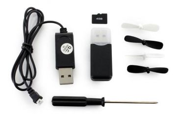 Image of Syma X52C Nano Quadcopter Drone w/2MP HD Camera and Bonus Battery, Gold 61314