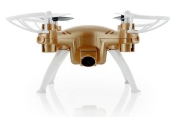 Image of Syma X52C Nano Quadcopter Drone w/2MP HD Camera and Bonus Battery, Gold 61314