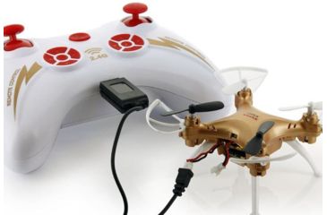 Image of Syma X52C Nano Quadcopter Drone w/2MP HD Camera and Bonus Battery, Gold 61314