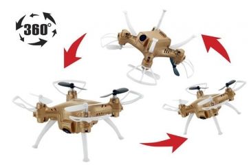 Image of Syma X52C Nano Quadcopter Drone w/2MP HD Camera and Bonus Battery, Gold 61314
