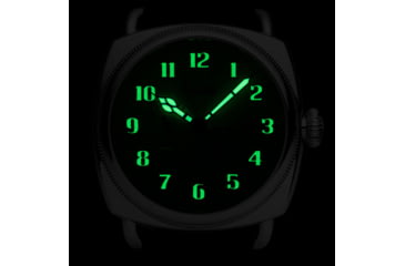 Image of Szanto Automatic Officer Watches, Black Dial, Black Strap, Steel, One Size, SZ 6201E