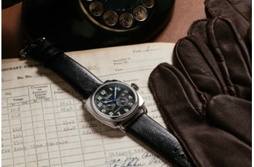 Image of Szanto Automatic Officer Watches, Black Dial, Black Strap, Steel, One Size, SZ 6201E