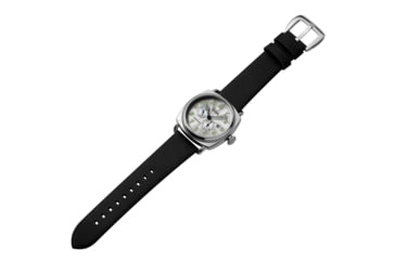 Image of Szanto Automatic Officer Watches, Silver Dial, Black Strap, Steel, One Size, SZ 6202E