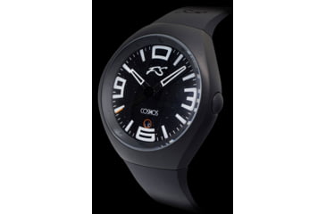 Image of Szanto Icon Frank Stephenson Cosmos Watches, Black Dial, Black Strap, Black, One Size, IC-FS-9001