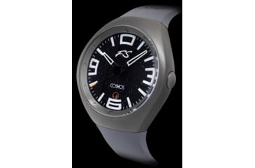 Image of Szanto Icon Frank Stephenson Cosmos Watches, Black Dial, Gray Strap, GRAY, One Size, IC-FS-9002