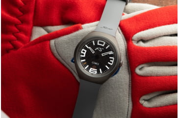 Image of Szanto Icon Frank Stephenson Cosmos Watches, Black Dial, Gray Strap, GRAY, One Size, IC-FS-9002