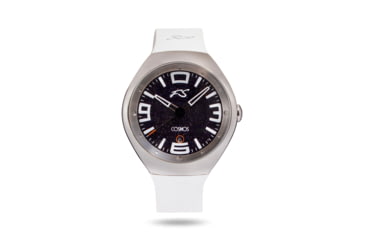 Image of Szanto Icon Frank Stephenson Cosmos Watches, Blue Dial, White Strap, Steel, One Size, IC-FS-9004