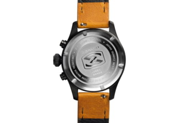 Image of Szanto Pilot Watches, Black Dial, Tan Strap, Black, One Size, SZ 4551