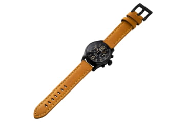 Image of Szanto Pilot Watches, Black Dial, Tan Strap, Black, One Size, SZ 4551