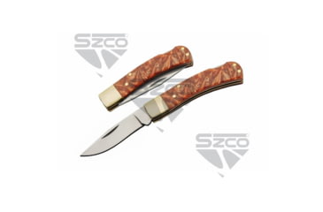 Image of SZCO Red Clay Lockback Folding Knife 3 in, 1006904