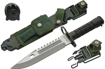 Image of Rite Edge M-9 Commando Knife, 7,75in, Stainless Steel, Green Polymer Handle, 210997