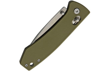 Image of SZCO Rolling Lock Stainless Folding Knife, 4.25in, G10 Moss Green Handle, 1006384