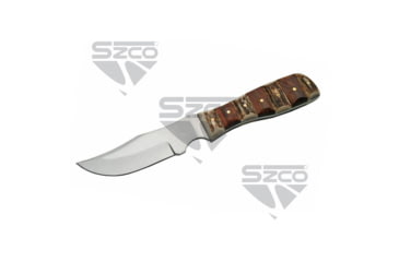 Image of SZCO Stag and Wood Skinner Fixed Blade Knife 8 in, 1006912
